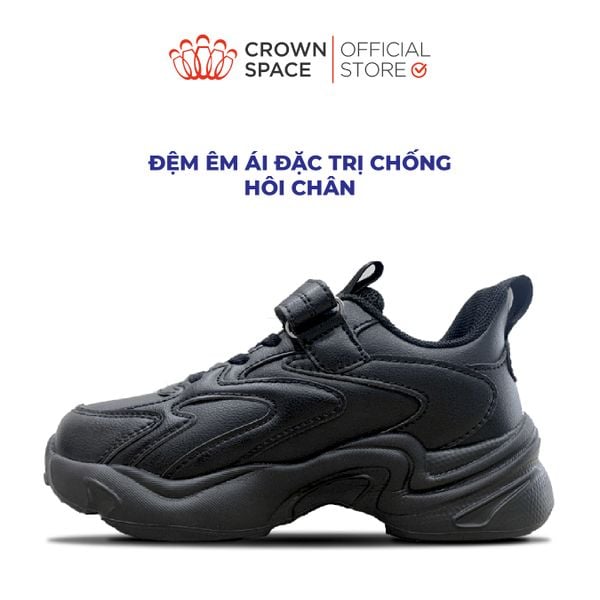 GIÀY SNEAKER GIÀY THỂ THAO ĐI HỌC ĐI CHƠI DÀNH CHO BÉ TRAI CAO CẤP CHÍNH HÃNG CROWN SPACE