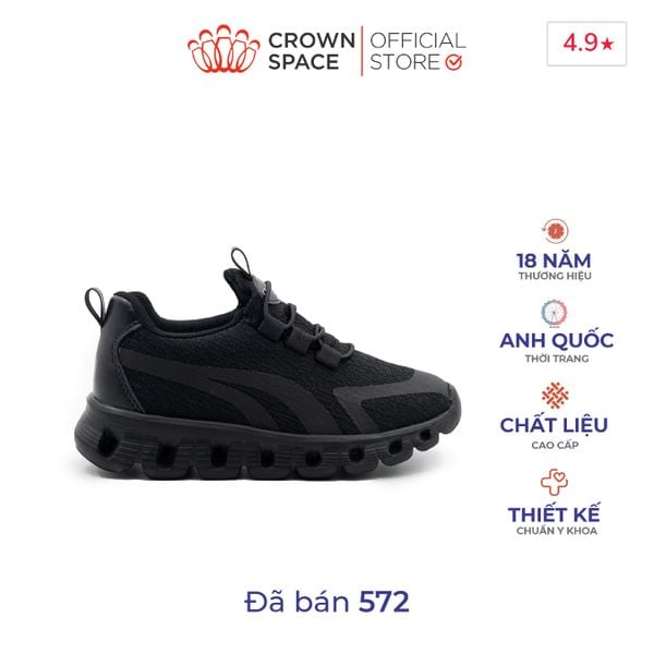 Giày Sneaker Bé Trai Cao Cấp, Êm Nhẹ, Chống Trơn Trượt | Crown Space CRUK8060