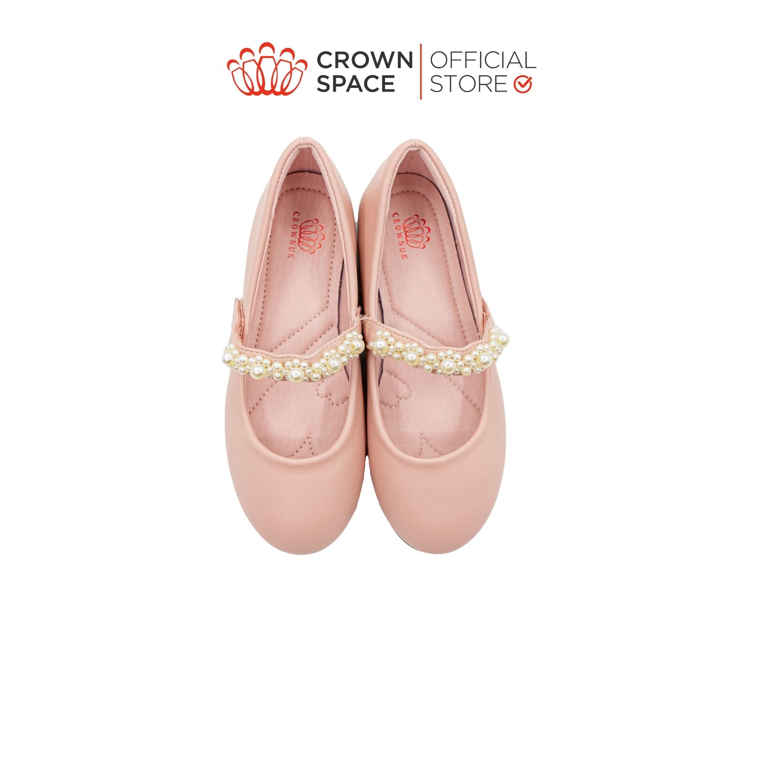  Giày Búp Bê Trẻ Em Cao Cấp Chính Hãng Crown Space Dành Cho Bé Gái Đi Chơi Đi Học CRUK3148 Size 30 - 36 