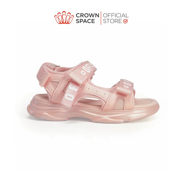  Dép Quai Hậu Sandals Trẻ Em Cao Cấp Chính Hãng Crown Space Dành Cho Bé Gái Đi Chơi Đi Học CRUK550 Size 26 - 36 