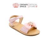  Sandal Quai Hậu Bé Gái Êm Ái, Bảo Vệ, Dễ Thương Cho Bé | Crown Space CRUK7042 
