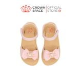  Sandal Quai Hậu Bé Gái Êm Ái, Bảo Vệ, Dễ Thương Cho Bé | Crown Space CRUK7042 