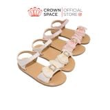  Sandal Quai Hậu Bé Gái Êm Ái, Bảo Vệ, Dễ Thương Cho Bé | Crown Space CRUK7042 