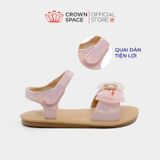  Sandal Quai Hậu Bé Gái Êm Ái, Bảo Vệ, Dễ Thương Cho Bé | Crown Space CRUK7042 