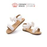  Sandal Quai Hậu Bé Gái Cao Cấp, Mềm Mại, Êm Chân | Crown Space CRUK7043 