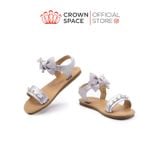 Sandal Quai Hậu Bé Gái Cao Cấp, Mềm Mại, Êm Chân | Crown Space CRUK7043 