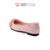  Giày Búp Bê Trẻ Em Cao Cấp Chính Hãng Crown Space Dành Cho Bé Gái Đi Chơi Đi Học CRUK3147 Size 30 - 36 