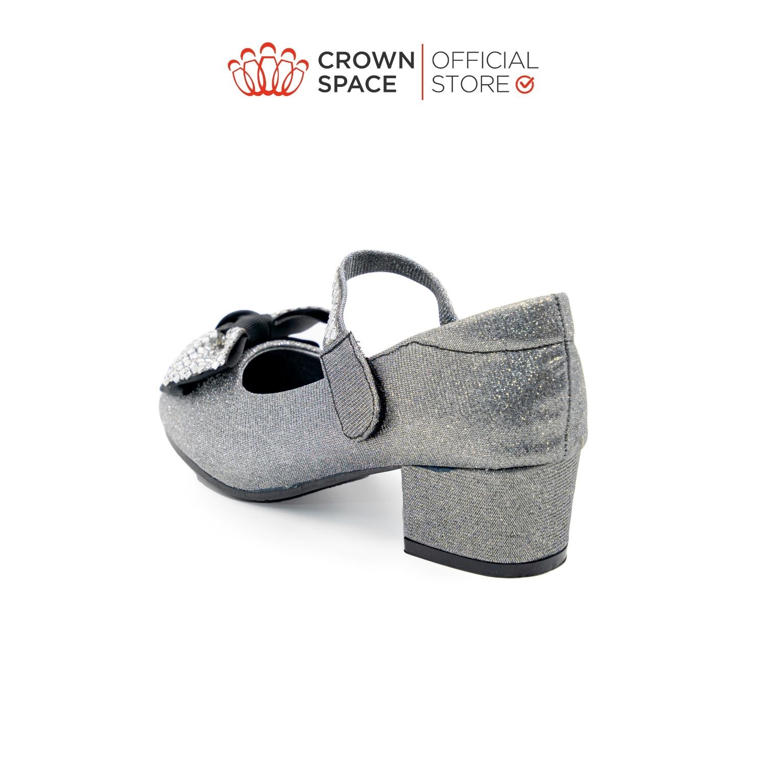  Giày Búp Bê Cao Gót Trẻ Em Cao Cấp Chính Hãng Crown Space Dành Cho Bé Gái Đi Chơi Đi Học CRUK3146 Size 30 - 36 