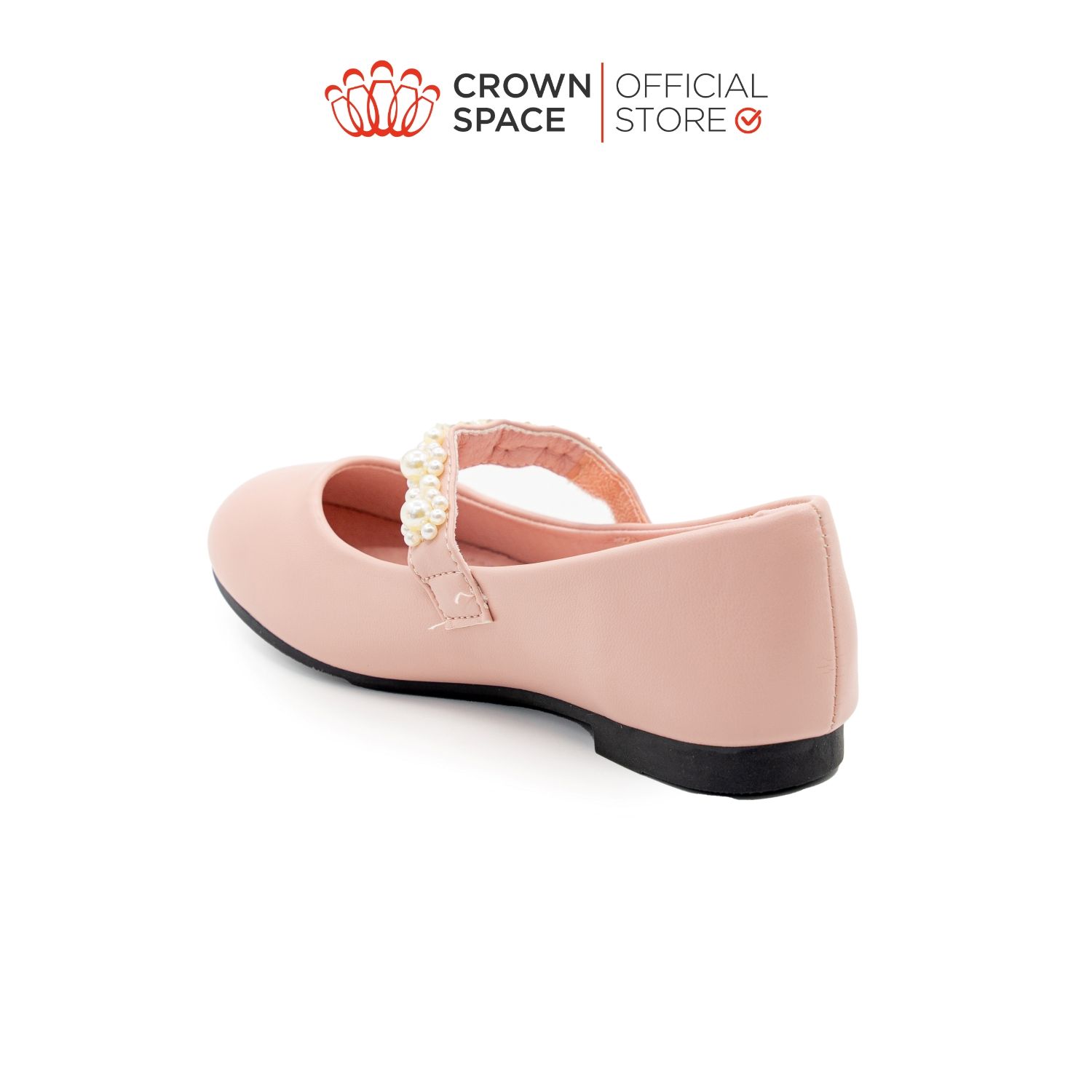  Giày Búp Bê Trẻ Em Cao Cấp Chính Hãng Crown Space Dành Cho Bé Gái Đi Chơi Đi Học CRUK3148 Size 30 - 36 