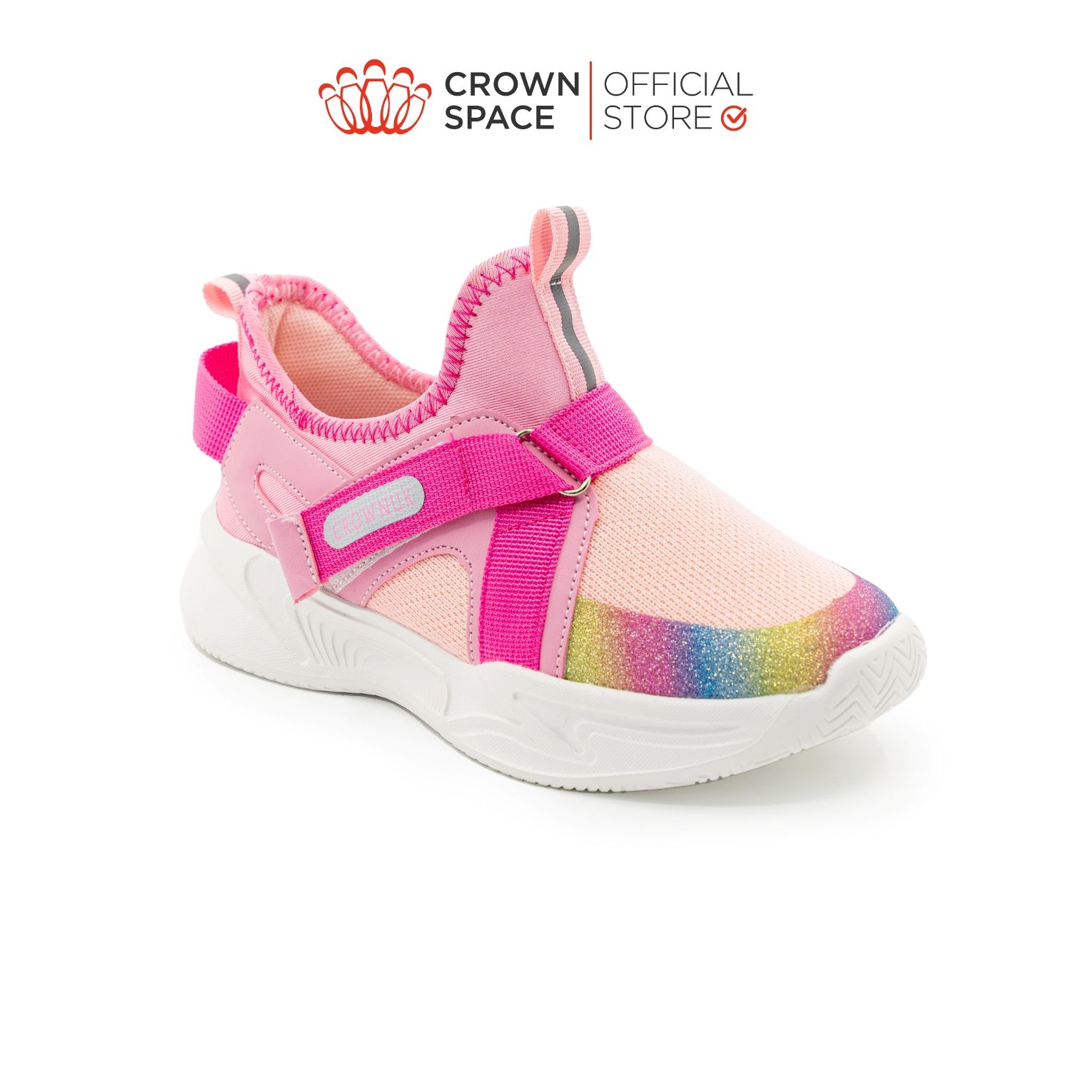  Giày Thể Thao Sneaker Trẻ Em Cao Cấp Chính Hãng Crown Space Dành Cho Bé Gái Bé Trai Đi Chơi Đi Học CRUK8052 Size 31 - 38 