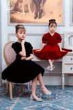  Váy Nhung Tay Bồng Mềm Mịn, Lộng Lẫy, Thoải Mái | Crown Space CKGS5832503 