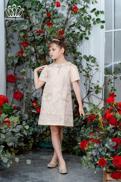 Váy Xuân Hè Bé Gái Hai Lớp Thoáng Mát, Êm Ái  | Crown Space CKGS2832502