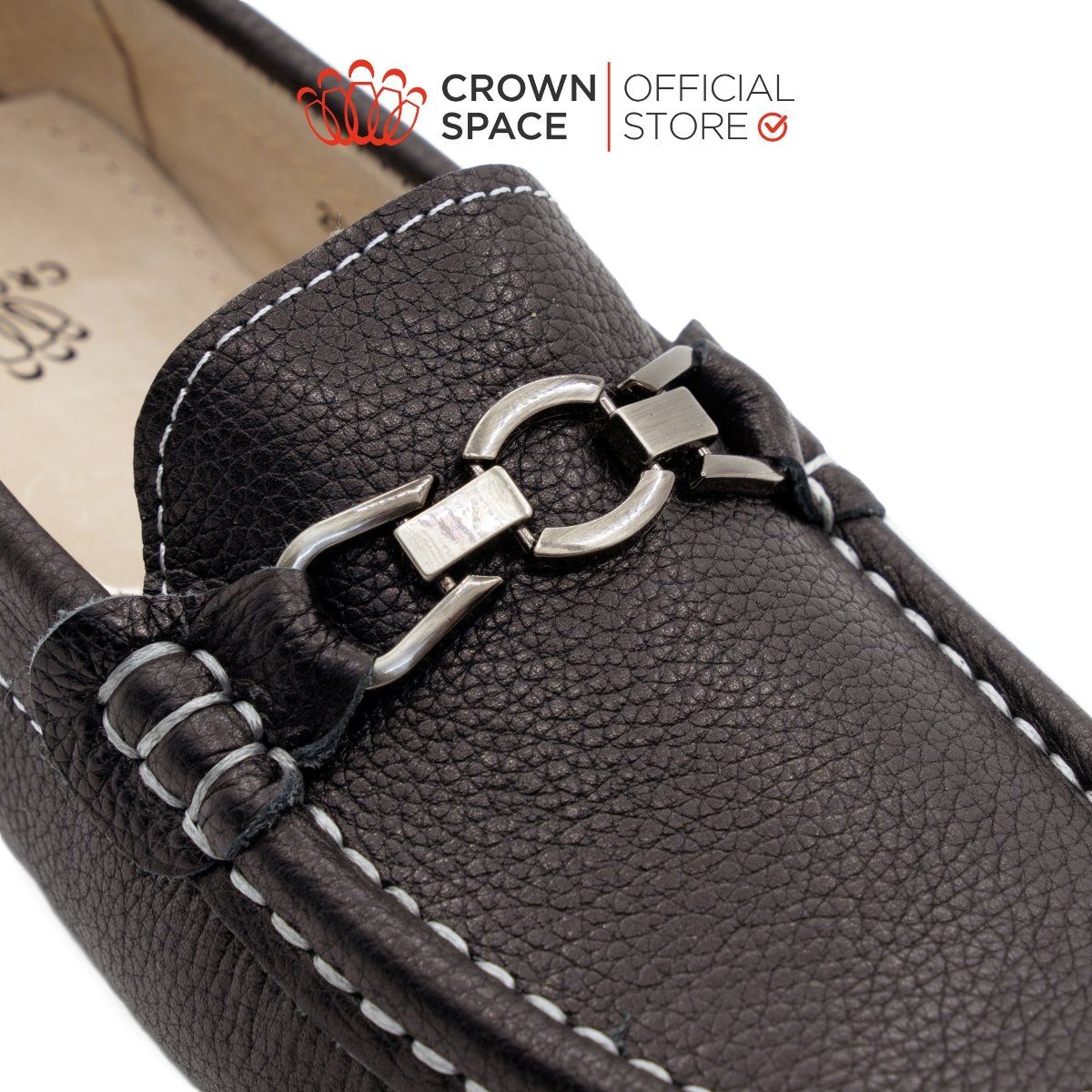  Giày Moccasin Trẻ Em Cao Cấp Chính Hãng Crown Space Dành Cho Bé Trai CRUK451 Size 26-36 