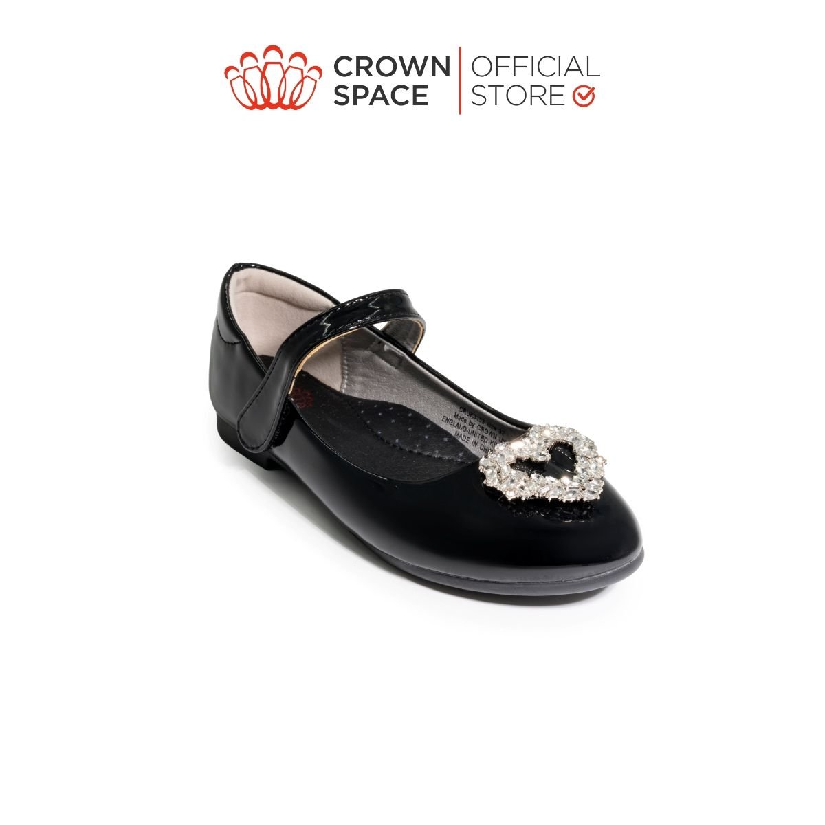  Giày Búp Bê Trẻ Em Cao Cấp Chính Hãng Crown Space Dành Cho Bé Gái Đi Chơi Đi Học CRUK3163 Size 28 - 37 