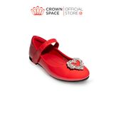  Giày Búp Bê Trẻ Em Cao Cấp Chính Hãng Crown Space Dành Cho Bé Gái Đi Chơi Đi Học CRUK3163 Size 28 - 37 