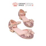  Giày Búp Bê Trẻ Em Cao Cấp Chính Hãng Crown Space Dành Cho Bé Gái Đi Chơi Đi Học CRUK3154 Size 28 - 36 