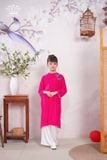  Áo Dài Nhung The Bé Gái Cổ Tròn | Crown Space CKGL9933118, CKGL9933119 