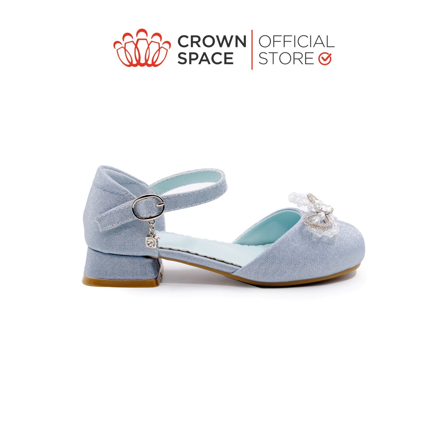  Giày Búp Bê Trẻ Em Cao Cấp Chính Hãng Crown Space Dành Cho Bé Gái Đi Chơi Đi Học CRUK3153 Size 25 - 30 