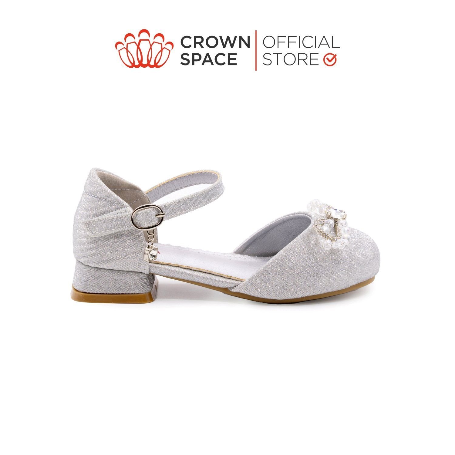  Giày Búp Bê Trẻ Em Cao Cấp Chính Hãng Crown Space Dành Cho Bé Gái Đi Chơi Đi Học CRUK3151 Size 31 - 36 