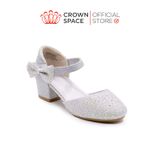  Giày Búp Bê Trẻ Em Cao Cấp Chính Hãng Crown Space Dành Cho Bé Gái Đi Chơi Đi Học CRUK3152 Size 31 - 36 