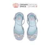  Giày Búp Bê Trẻ Em Cao Cấp Chính Hãng Crown Space Dành Cho Bé Gái Đi Chơi Đi Học CRUK3151 Size 31 - 36 