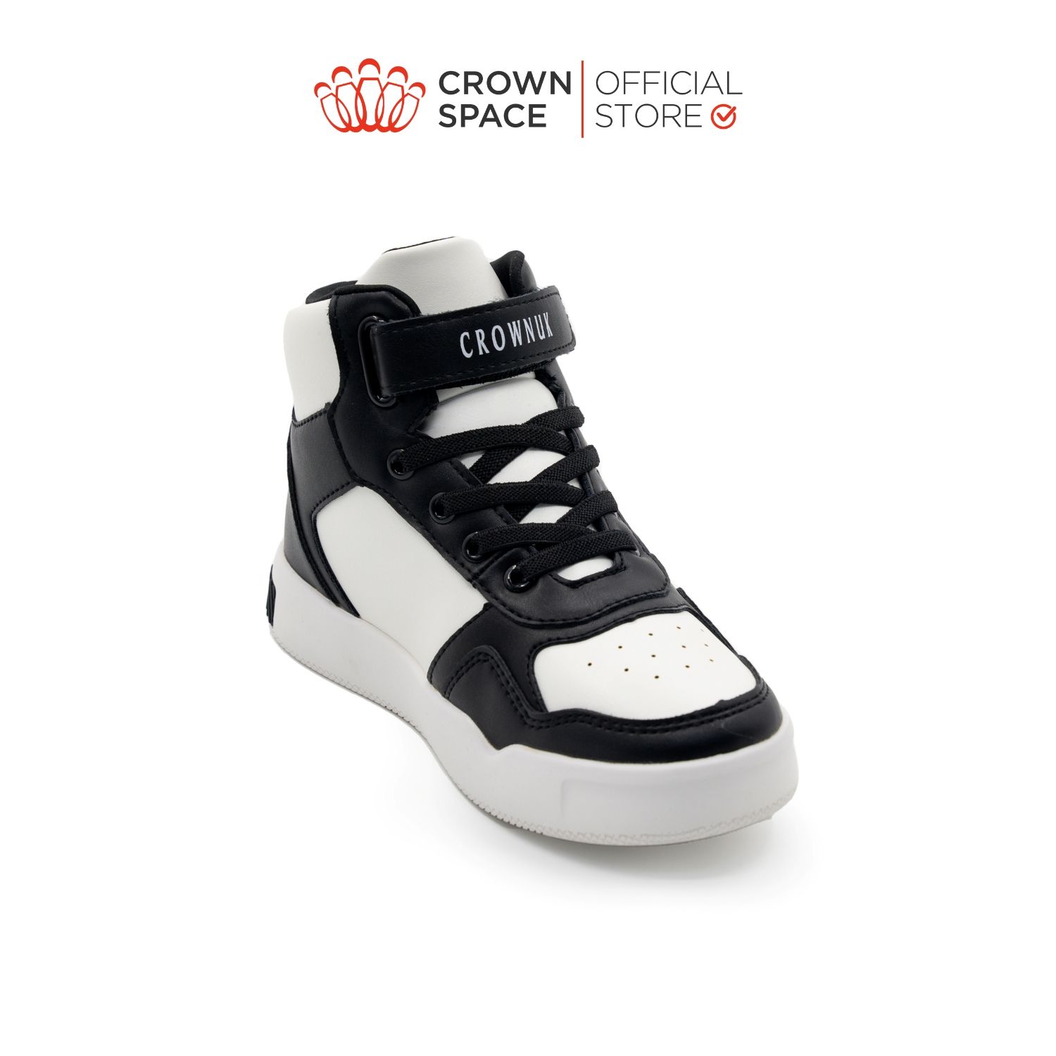  Giày Thể Thao Sneaker Cao Cổ Trẻ Em Cao Cấp Chính Hãng Crown Space Dành Cho Bé Trai Bé Gái Đi Chơi Đi Học CRUK8051 Size 31 - 37 