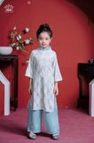  Áo Dài Lụa Tơ Tằm Bé Gái Cao Cấp, Cách Tân, Sang Trọng | Crown Space CKGS9941901 