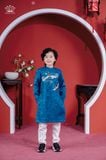  Áo Dài Bé Trai Màu Xanh Mềm Mại, Thanh Lịch, Thoải Mái | Crown Space CKBL9942006 