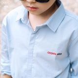  Áo Sơ Mi Bé Trai Cao Cấp, Thoáng Mát, Độc Quyền | Crown Space CKBL6241602 