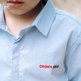  Áo Sơ Mi Bé Trai Cao Cấp, Thoáng Mát, Độc Quyền | Crown Space CKBL6241602 