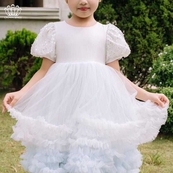 Váy/Đầm Công Chúa Cho Bé Gái 5-9 tuổi, Phong Cách Tiểu Thư Hoàng Gia Sang Chảnh Quý Tộc