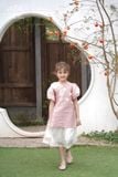  Áo Dài Cách Tân Bé Gái Màu Hồng, Hiện Đại, Thanh Lịch | Crown Space CKGS9922901 
