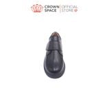  Giày Da Lì Bé Trai Cao Cấp, Êm Chân, Chống Trơn Trượt | Crown Space CRUK168 