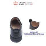  Giày Đi Học Da Lì Bé Trai Cao Cấp, Êm Chân, Chống Trơn Trượt | Crown Space CRUK169 
