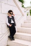  Áo Phao Gile Bé Trai Màu Đen Cool Ngầu | Crown Space CKBS5341404 
