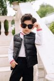  Áo Phao Gile Bé Trai Màu Đen Cool Ngầu | Crown Space CKBS5341404 