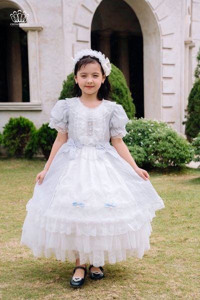 VÁY CÔNG CHÚA BÉ GÁI DỄ THƯƠNG CÁ TÍNH