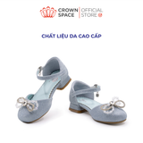  Giày Búp Bê Bé Gái Da Thật Đế Cao Gót, Thấm Hút Tốt | Crown Space CRUK3151 