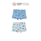  Combo 2 Quần Chip Bé Trai Kháng Khuẩn, Thoáng Mát | Crown Space CKBS8020301 