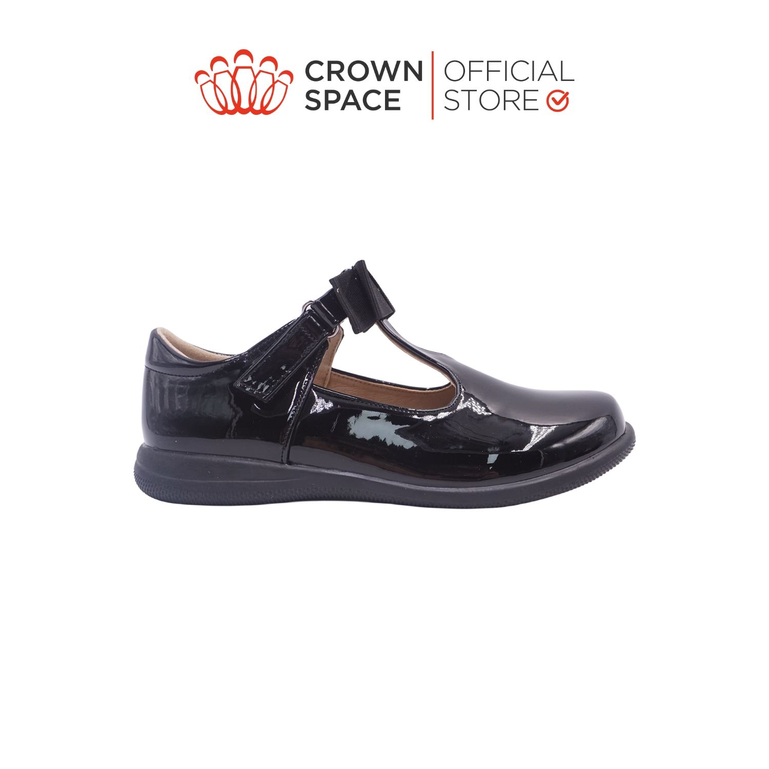  Giày Búp Bê School Shoes Đi Học Trẻ Em Cao Cấp Chính Hãng Crown Space Dành Cho Bé Gái CRUK3076 Size 30 - 38 