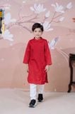  Áo Dài Gấm Tafta Bé Trai Cao Cấp, Cách Tân, Sang Trọng | Crown Space CKBL9942002 