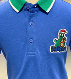  Áo Polo Tay Ngắn Bé Trai Cotton Cao Cấp Họa Tiết Nổi Bật | Crown Space CKBS2150130 