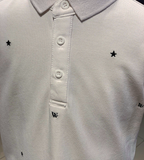  Áo Polo Tay Ngắn Bé Trai Cotton Thoáng Mát 2 Màu Trắng, Đỏ Cao Cấp | Crown Space CKBS2150124 