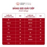 Giày Đi Học Bé Gái Công Chúa Cao Cấp, Êm Nhẹ, Thời Trang | Crown Space CRUK3078 