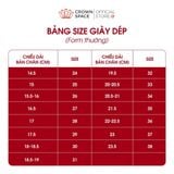  Dép Sandal Quai Hậu Bé Gái Nhẹ Êm, Chống Hôi Chân | Crown Space CRUK545 