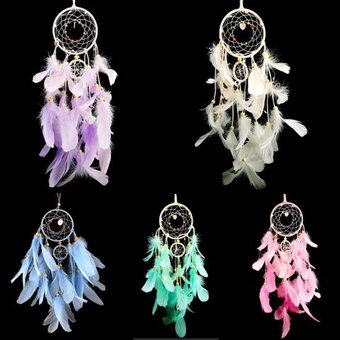 Dreamcatcher Lông Vũ Đính Hạt Màu