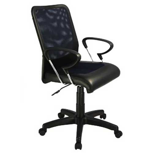 Ghế xoay lưới viền da GX08A 