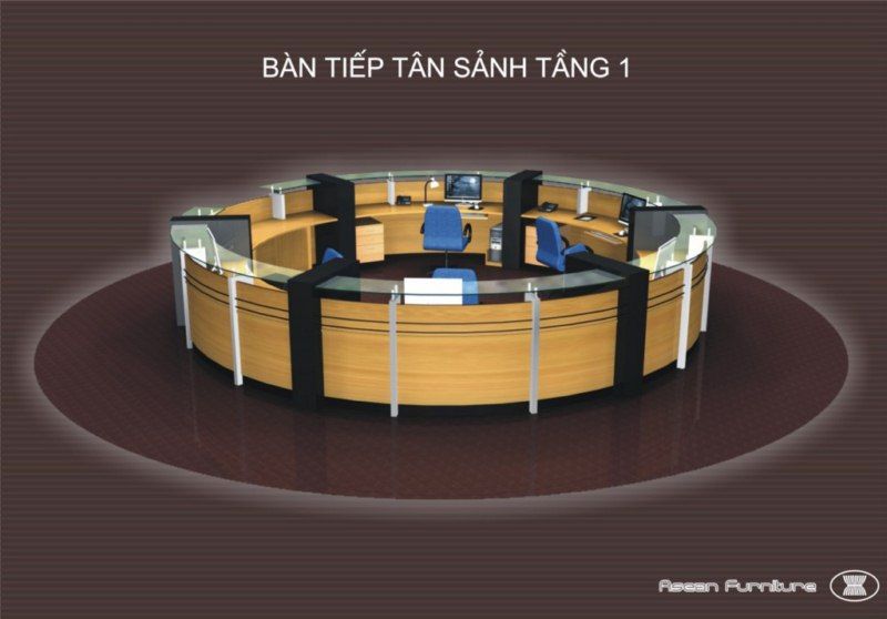 Quầy lễ tân LT/OL07