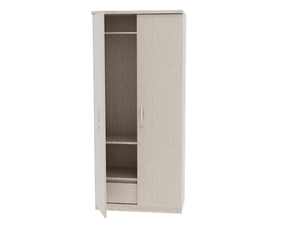  Tủ áo đơn 2 cánh có ngăn kéo bên trong TA12 