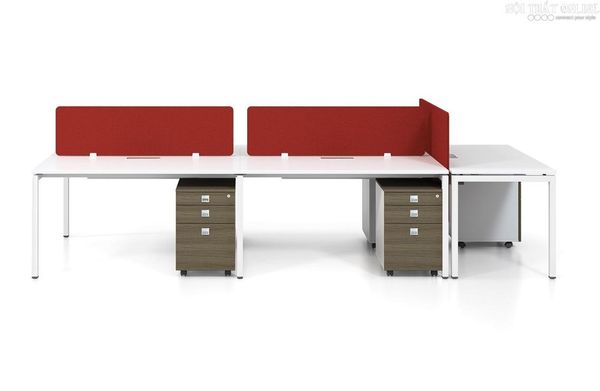  Cụm bàn làm việc 5 vị trí 